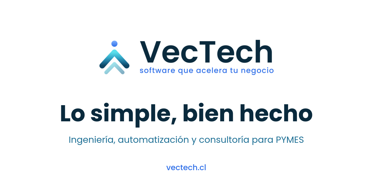 Vectech VecTech — Tecnología de alto nivel para PYMES